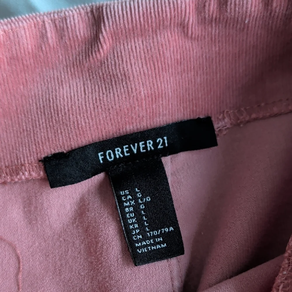 Forever 21 Lace-Up Corduroy Mini Skirt - Picture 3 of 6